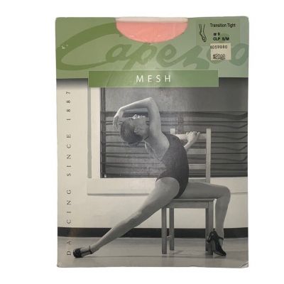 Capezio Women's Semi-Opaque Textured Transition Tights Size Small/Medium NWT